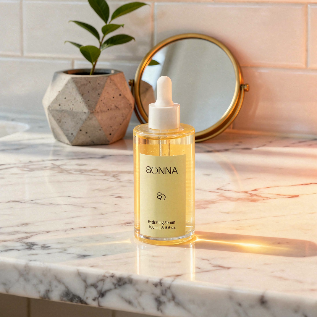 Sonna Brightening LED Face Mask + Skin Hydrating Serum Bundle